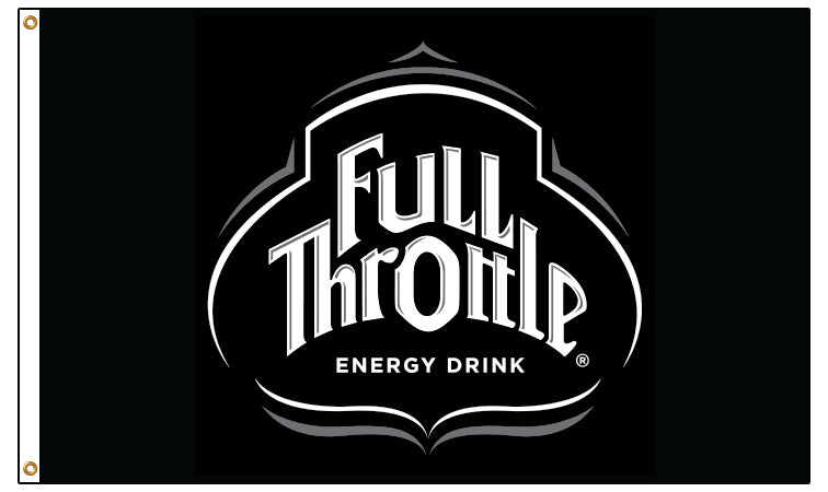 Full Throttle 3' x 5' Polyester Flag