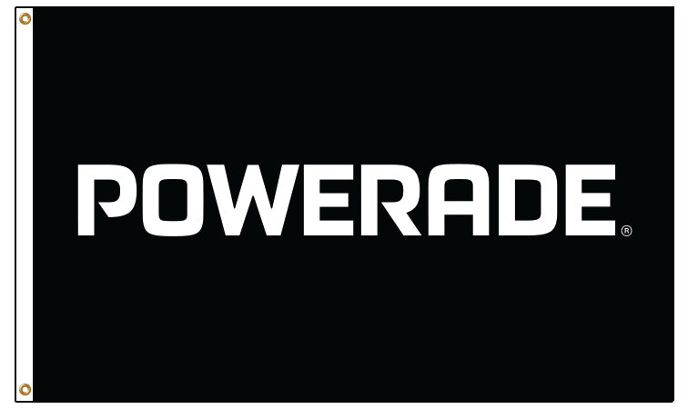 Powerade 3' x 5' Polyester Flag