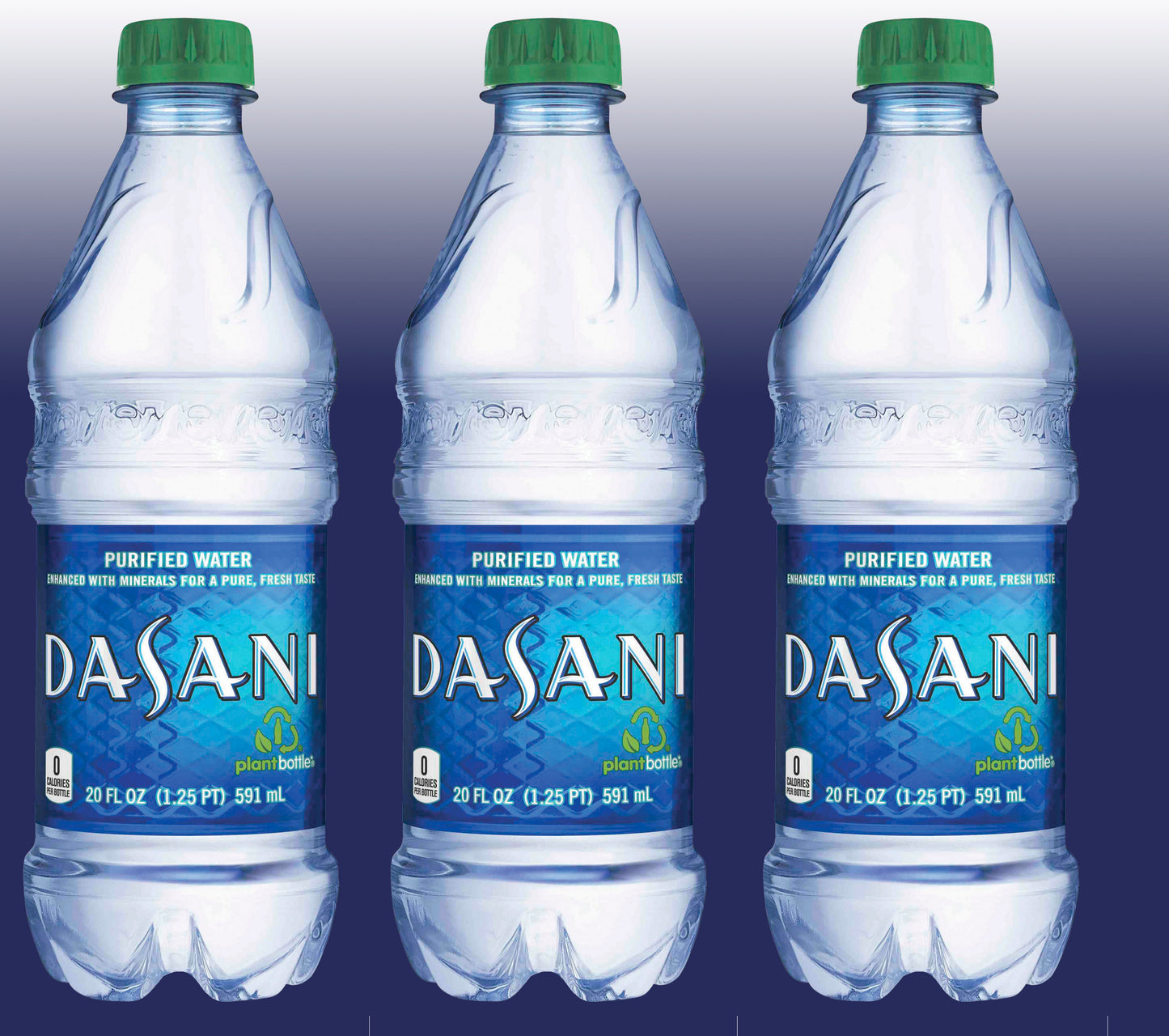 Dasani Water Three Sided Bollard Sign 38" x 44" (12 per box)