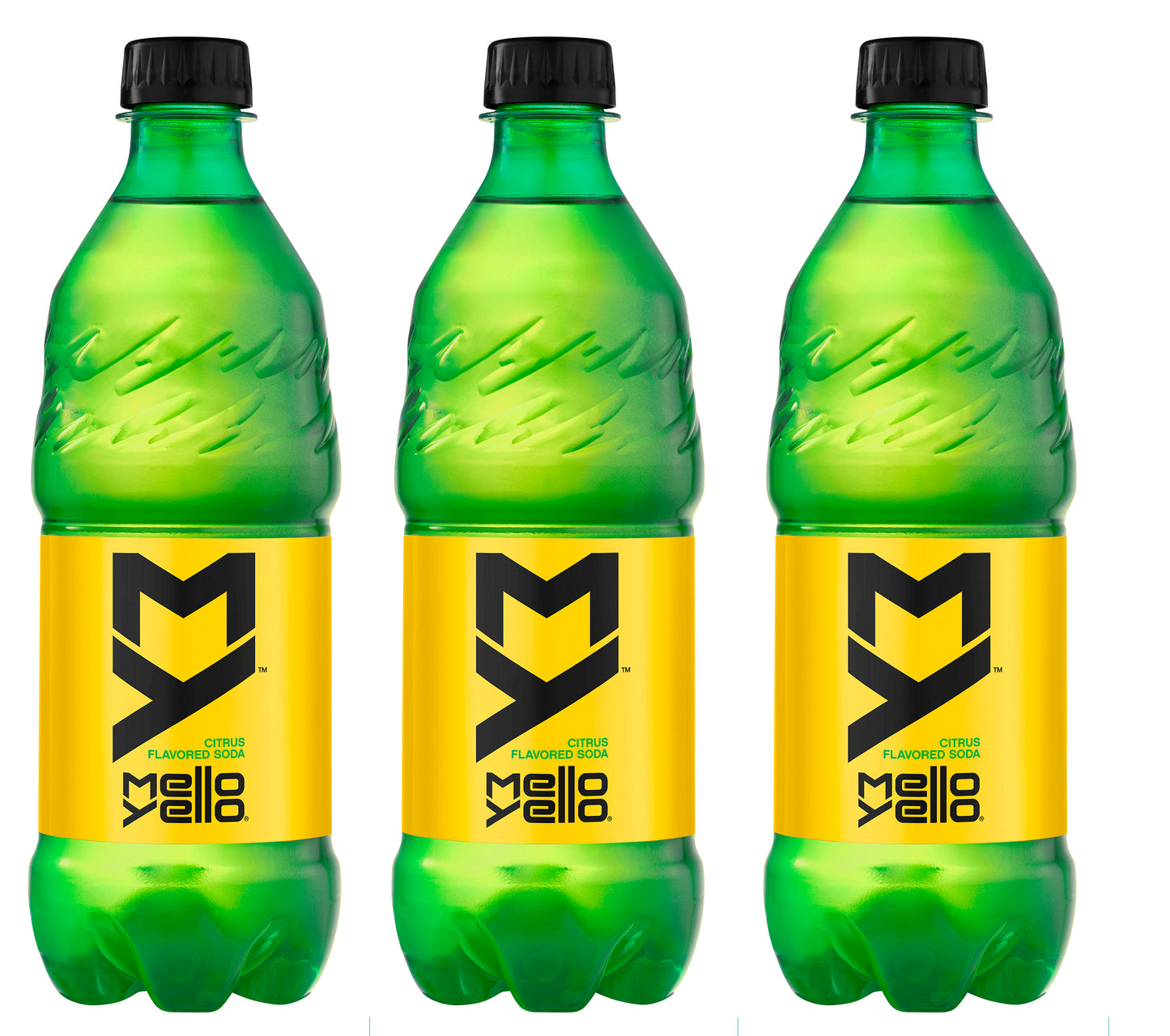 Mello Yello Bottle Three Sided Bollard Sign 38" x 44" (12 per box)