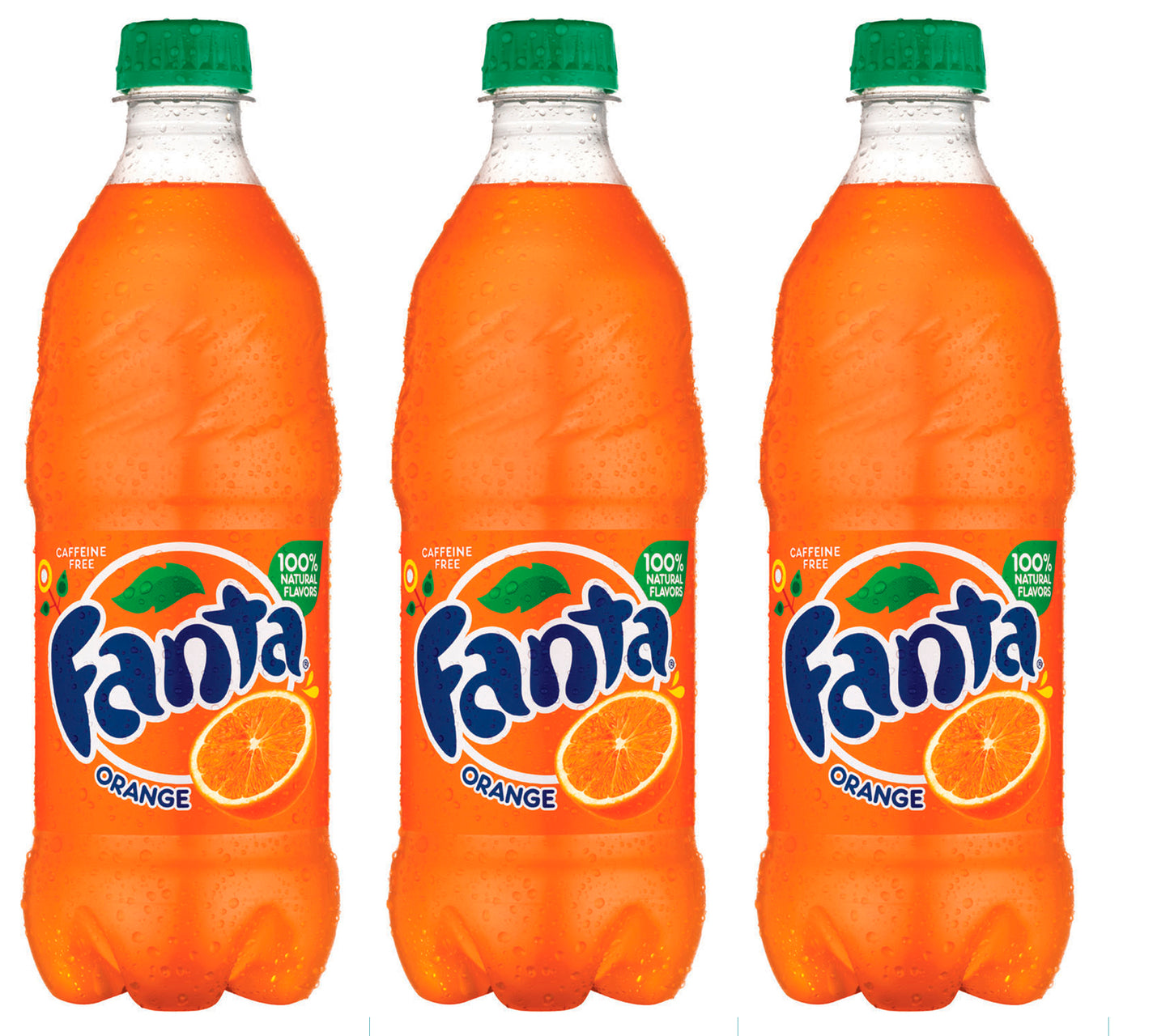 Fanta Orange Bottle Three Sided Bollard Sign 38" x 44" (12 per box)