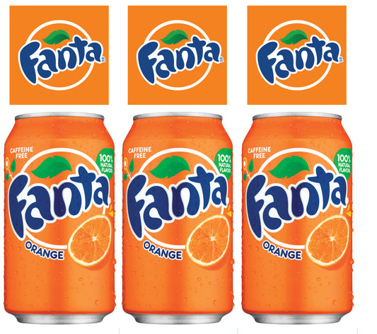 Fanta Orange Can Three Sided Bollard Sign 38" x 44" (12 per box)