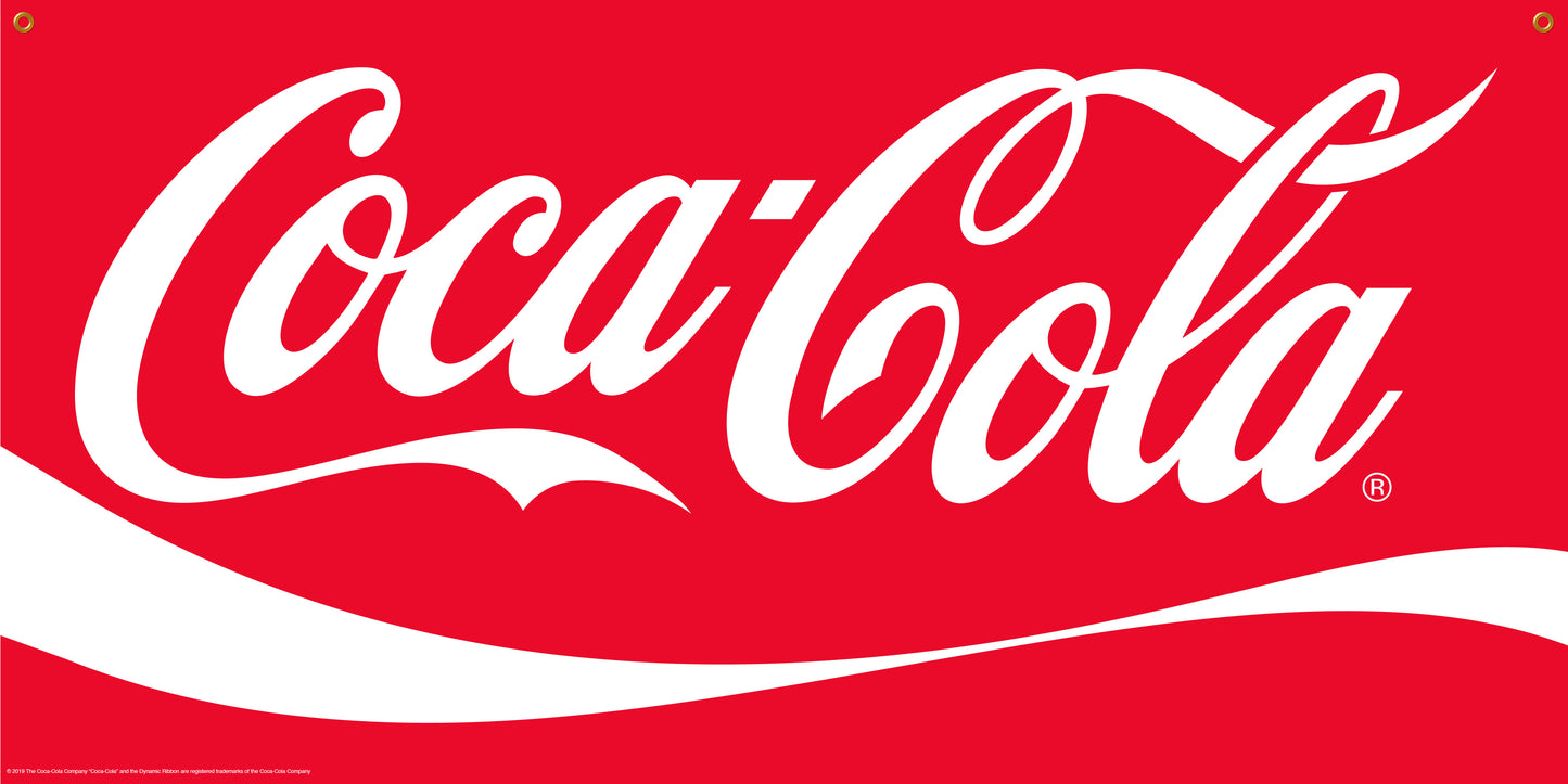 Coca-Cola Event Banner 2' x 4'