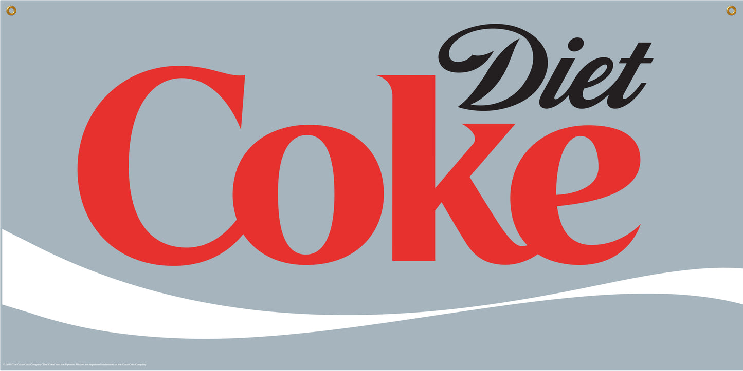 Diet Coke Event Banner 2' x 4'