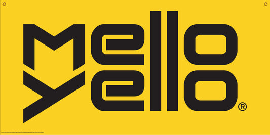 Mello Yello Event Banner 2' x 4'