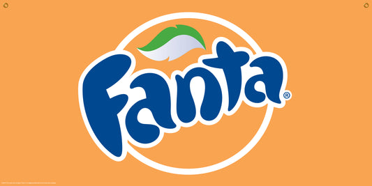 Fanta Orange  Event Banner 2' x 4'