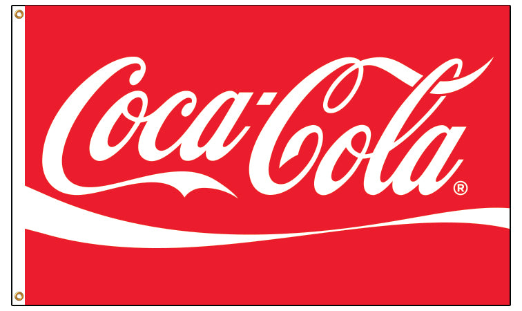 Coca-Cola 3' x 5' Polyester Flag